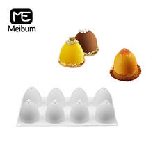 Meibum 8 Cavity Egg Shape Mousse Dessert Mould Cake Decorating Molds Silicone Cake Mold Muffin Baking Tools Pastry Bakeware Tray 2024 - buy cheap