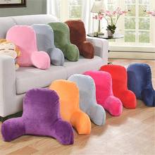 Sofa Cushion Back Pillow Bed Plush Big Backrest Reading Rest Pillow Lumbar Support Chair Cushion with Arms Home Decor 2024 - buy cheap