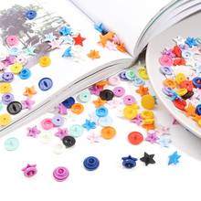 New 20 Sets Plastic 12MM Snap Buttons Star Shape T5 Snap Fastener For Baby Clothes Press Buckle Diy Crafts Garment Accessories 2024 - buy cheap