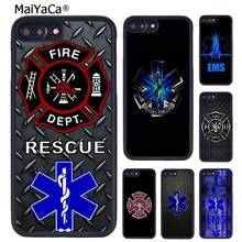Firefighter Paramedic Rescue Logo Phone Case For iPhone X XR XS 11 12 13 Pro MAX 5 6 6S 7 8 Plus Samsung Galaxy S8 S9 S10 2024 - buy cheap