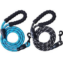 150cm Pet Training Leashes Strong Dog Leash with Comfortable Padded Handle For Medium and Large Dogs Safety Reflective Threads 2024 - buy cheap