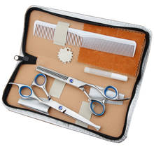 Professional Hairdressing Scissors 6 Inch Haircut Hair Cutting Salon Barber Scissors Set Thinning Shears Hairdressing Scissors 2024 - buy cheap