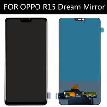 Espelhado para oppo r15 dream, tela lcd sensível ao toque para montagem do celular 2024 - compre barato