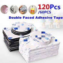 60/120pcs Double Sided Foam Tape Strong Pad Mounting Rectangle Adhesive Tape 3M 2024 - buy cheap