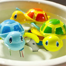 3Pcs Baby Bath Toy Swim Clockwork Turtle Cute Cartoon Animal Tortoise Classic Kids Wound-up Chain Clockwork Beach Water Toys 2024 - buy cheap