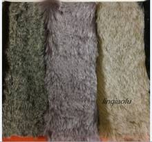 rabbit fur fabricTwo-tone rabbit fur fabric Grass frosted plush fabric160*90cm (one yard) 2024 - buy cheap