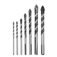 7pcs 3-12mm Glass Triangle Twist Drill Bit Threaded Aolly Wall Tile Concrete Drill Carbide Electric Hand Drill Bits Set 2024 - buy cheap