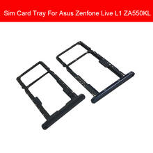 Sim Card Slot Tray Holder For Asus Zenfone Live L1 ZA550KL Sim SD Memory Card Adapter Phone Replacement Repair Parts 2024 - buy cheap