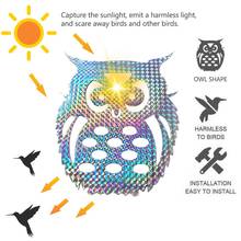 20pcs Garden Laser Hanging Fake Owl Scarecrow Owl Reflective Deterrent Scare Bird Repellent Plant Protect Tool Insect repellent 2024 - buy cheap