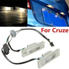 1PCS Rear License Plate Light With Trunk Assembly Switch Button For Chevrolet Cruze 2024 - buy cheap