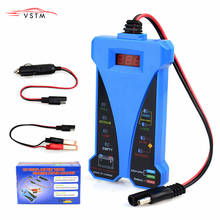 Testador inteligente de bateria digital, mostrador led 12v, voltímetro, analisador de alternador para carro, motocicleta, barco, ferramenta elétrica 2024 - compre barato