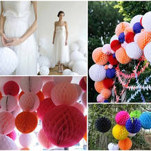 Honeycomb Ball Paper Flower Origami Wedding Birthday Party DIY Decoration Garland Paper Honeycomb Lantern Shopping Mall Layout 2024 - buy cheap