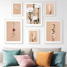 Nature Plant Reed Carnation Vintage Wall Art Canvas Painting Nordic Posters And Prints Wall Pictures For Living Room Home Decor 2024 - buy cheap