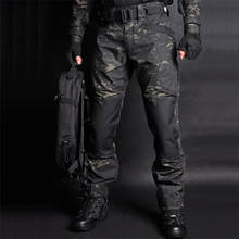 Брюки-карго мужские тактические, прочные рабочие штаны, водонепроницаемые камуфляжные, в стиле милитари, в стиле ниндзя 2024 - купить недорого