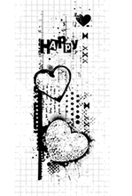 Романтический фон для скрапбукинга, прозрачный силиконовый каучук «сделай сам», декор для фотоальбома 718 2024 - купить недорого