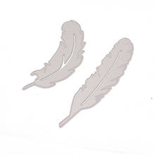 Feather Floral Metal Cutting Dies 2020 for Craft Dies Scrapbooking Album Stencil Embossing Die New Cut Decoration 2024 - buy cheap