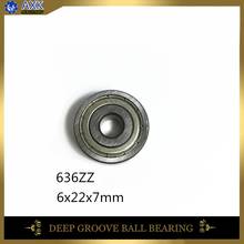 636ZZ /S636ZZ Bearing 6*22*7 mm ( 10 Pcs ) ABEC-1 Grade S636ZZ SS 636 Z Stainless Steel Miniature S636 ZZ  636 ZZ Ball Bearings 2024 - buy cheap