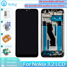 6.2” For Nokia 3.2 LCD TA-1156 TA-1159 TA-1164 LCD Touch Screen Digitizer Assembly Replacement with Frame For Nokia 3.2 Display 2024 - buy cheap