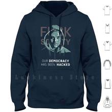 Mr. Robot - Our Has Been Hacked hoodies long sleeve Mr Robot Geek Hacker Fsociety Evilcorp Eliot Series Sociery 2024 - buy cheap