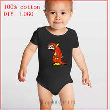 Ropa para bebés y niñas, camisa de perezoso, Flash, Neutral, Moda Infantil, mono de manga corta para bebé 2024 - compra barato