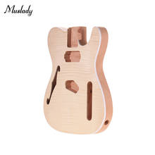 Muslady TL-FT03 cuerpo de guitarra sin terminar de madera de caoba, barril de guitarra en blanco para guitarras eléctricas de estilo TELE, piezas de bricolaje 2024 - compra barato