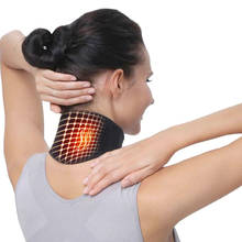 1 peça auto-aquecimento turmalina pescoço terapia magnética suporte turmalina cinto envoltório cinta alívio da dor pescoço massageador produtos 2024 - compre barato
