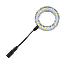 Anillo de luz LED SMD ajustable, lámpara iluminadora de 5V, USB 6500K -7500K, rosca de montaje de 48mm para microscopio de vídeo industrial HDMI, 26 Uds. 2024 - compra barato