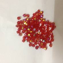 Free Shipping, 720pcs/Lot 4mm siam AB color Chinese Top Quality Crystal Bicone Beads 2024 - buy cheap