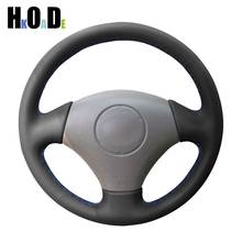 DIY Hand-stitched Black Artificial Leather Steering Wheel Covers Wrap for Toyota Vios Corolla 2000-2004 Mark 2 for Lexus GS43 2024 - buy cheap