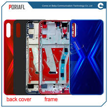 Para honor 9x, capa traseira de bateria, revestimento de porta com moldura frontal para honor 9x 2024 - compre barato