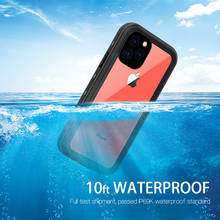 Funda impermeable 360 de protección completa para iphone 11, carcasa a prueba de golpes, armadura resistente para iphone 11 pro max 2024 - compra barato