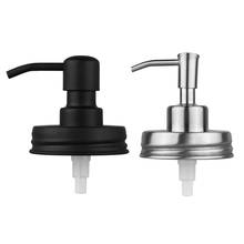 Premium Anti Rust Stainless Steel Mason Jar Lotion Soap Dispenser Lids Hand Sanitizer Pump Head For DIY Mason Mouth Canning Jars 2024 - buy cheap