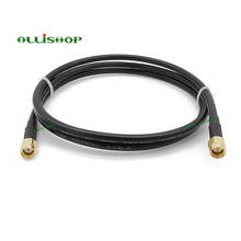 RP-SMA Male to SMA Male Plug RF Pigtail Cable RG58 Coaxial RF Pigtail Wireless Wifi Antenna Cable Signal Low Loss 2024 - buy cheap