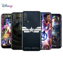 Black Soft Avengers Captain America For Realme 7i Global C2 C3 C11 C12 C15 C17 X2 X3 Superzoom X50 XT Q2 Q2i Pro 5G Phone Case 2024 - buy cheap