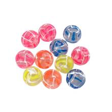 Bolas hinchables de goma para niños, bolas coloridas para saltar al aire libre/interior, 10 Uds. 2024 - compra barato