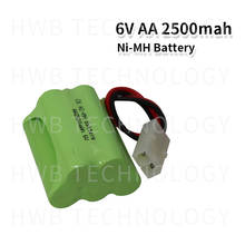 1 PCS/lot KX Original New 6V AA 1800mAh Ni-Mh Rechargeable Battery Pack With Plug 3+2 Free Shipping 2024 - buy cheap