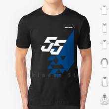 Sainz #55 T Shirt DIY Cotton Big Size S-6xl Carlos Sainz Jr Carlos Sainz Jr Junior Racing Motorsport Autosport 55 Spain Great 2024 - buy cheap