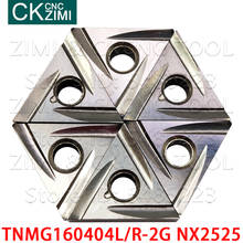 TNMG TNMG160404L-2G NX2525 TNMG160404R-2G NX2525 External Turning Tools TNMG 160404 Carbide turning insert CNC Lathe cutter Tool 2024 - buy cheap