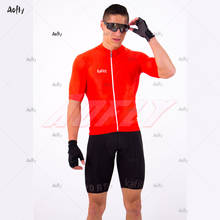 2020 Kafitt Men's Red  Cycling Jersey Clothing Sets Road Bike Shirts Suit Bicycle Bib Shorts MTB Wear Maillot Split 2-Piece 20D 2024 - buy cheap