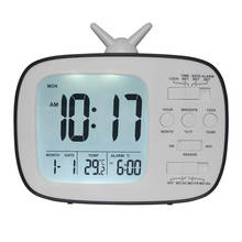 XNCH-reloj electrónico con pantalla LCD para estudiantes reloj despertador de cabecera, fotosensible, inteligente y fotosensible 2024 - compra barato