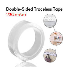 Transparent Magic Nano Tape Washable Reusable Double-Sided Tape Adhesive Nano-No Trace Paste Removable Glue Cleanable Household 2024 - buy cheap