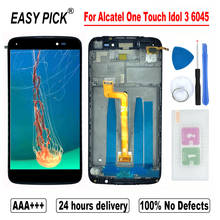 Для Alcatel One Touch Idol 3 OT-6045B 6045I 6045Y 6045K 6045 ЖК-дисплей, кодирующий преобразователь сенсорного экрана в сборе 2024 - купить недорого