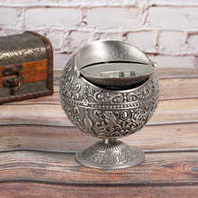Retro Ashtray with Lid Zinc Alloy Ashtray Home Office Living Room Decoration Crafts Smoking Accessories 2024 - buy cheap