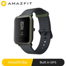 Смарт-часы Amazfit Bip, Bluetooth, GPS, пульсометр, влагозащита IP68 2024 - купить недорого
