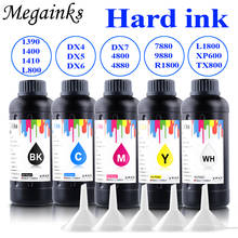 Hard uv ink for EPSON DX5 DX7 TX800 Hard UV Ink 500ML for Epson DX5 DX7 TX800 XP600 Printhead for Epson Flatbed Inkjet Printer 2024 - buy cheap