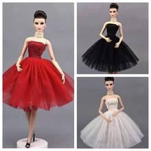 1/6 BJD Doll Princess Dresses for Barbie Clothes Fashion Short Ballet Dress Tutu Party Gown Vestidoes Dollhouse Accessories Toys 2024 - buy cheap