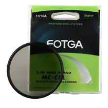 Fotga 67mm filtro de lente polarizadora super fina, revestimento multifuncional mc círculo, filtro para lente, frete grátis 2024 - compre barato