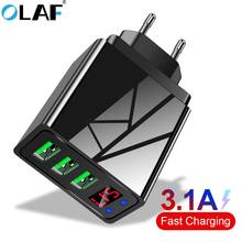 Адаптер питания OLAF 3.1A с 3 USB-портами для телефонов iPhone Android, 18 Вт 2024 - купить недорого