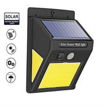 Luz LED Solar portátil para jardín, lámpara de pared con Sensor de movimiento, impermeable, para exteriores 2024 - compra barato