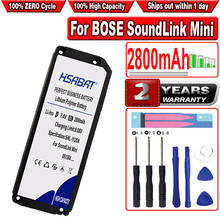 Аккумулятор HSABAT 2800 мАч 061384 061385 061386 063404 063287 для BOSE SoundLink Mini I Speaker, перезаряжаемый 2024 - купить недорого